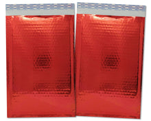 4x8" Shiny Metallic Bubble Mailers Pink, Teal, Gold, Red or Mirrored Black Padded Colorful Self Sealing Rigid Envelopes, 10, 20, 40, 100