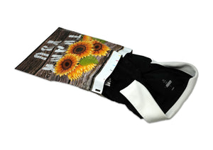 Country side Sunflower 10x13" Thank you Poly Mailers, Beautiful Designer Print Self Seal Fun Themed Shipping Mailing Business Postal bags