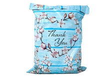 Colorful Cotton Thank you Poly Mailers 10x13", Beautiful Designer Print Self Seal appreciation Shipping Mailing Business Postal lined  bags