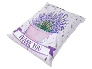10x13 Lavender Plant Thank you Poly Mailers, Self Sealing Purple Spring Summer Mailer, Cute Packaging, Boutique Poly Mailer Shipping Bags!