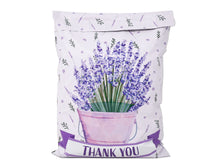 10x13 Lavender Plant Thank you Poly Mailers, Self Sealing Purple Spring Summer Mailer, Cute Packaging, Boutique Poly Mailer Shipping Bags!