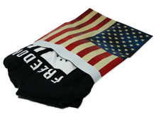 10x13 Rustic Flag Patriotic Poly Shipping Mailers,  United States Red White & Blue Stars and Stripes American Flag Design Shipping Mail Bags
