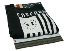 10x13 Rustic Flag Patriotic Poly Shipping Mailers,  United States Red White & Blue Stars and Stripes American Flag Design Shipping Mail Bags