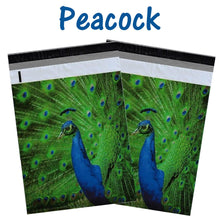 10x13" Peacock and Parrots Combo Pack, Quality Bird Designer Mailer Shipping Bag - ShipNFun